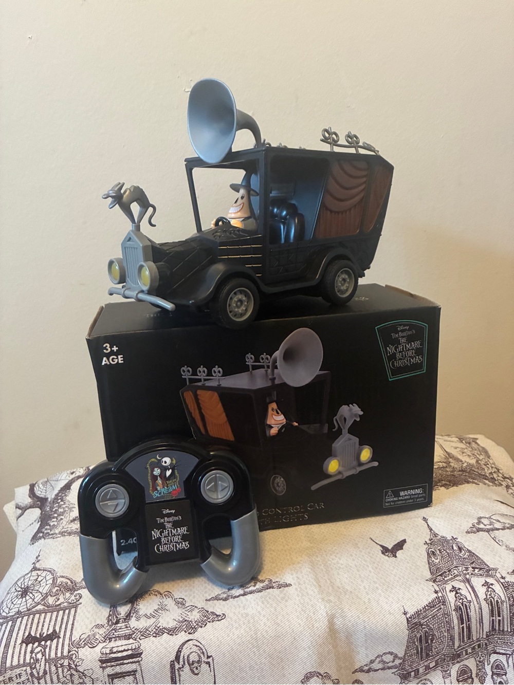 The Nightmare Before Christmas Remote Control Hearse - Black